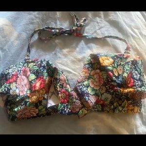 Zimmerman Blue Floral Bikini Size 1/Small